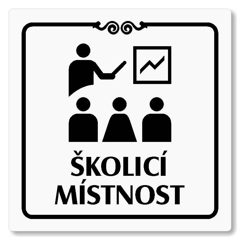 Školicí místnost, 100x100mm, bílá, Texas